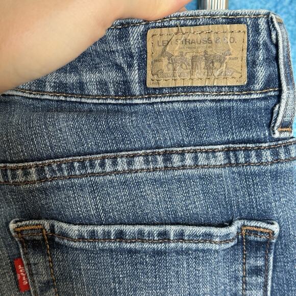 Levis The Original Jean Mid Rise Skinny Women's Size 8M Blue Jeans W26 L30 VTG - Picture 13 of 16